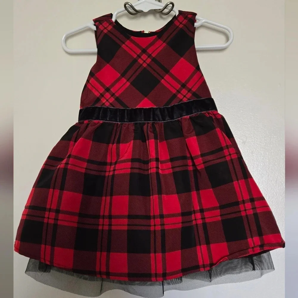 Toddler Girls' Plaid Dress - Cat & Jack